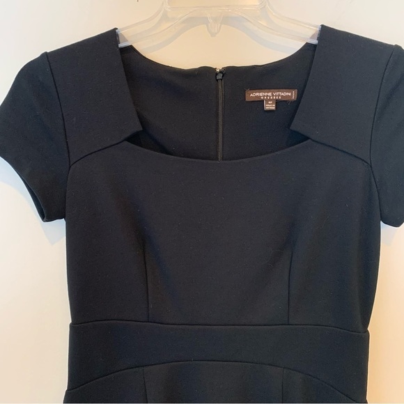 Adrienne Vittadini, black cocktail dress, size 6P - Picture 5 of 8